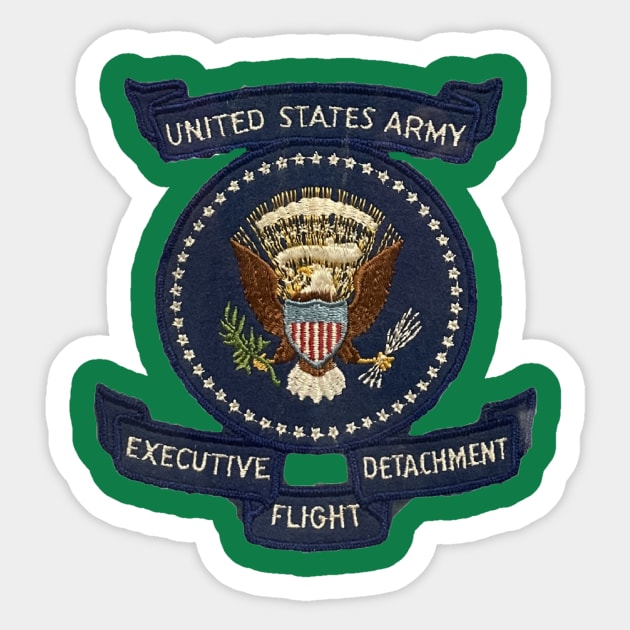 Executive Flight Detachment Jacket Patch Sticker by Limb Store